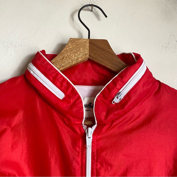 red aquasheen windbreaker jacket - Picture 4 of 5